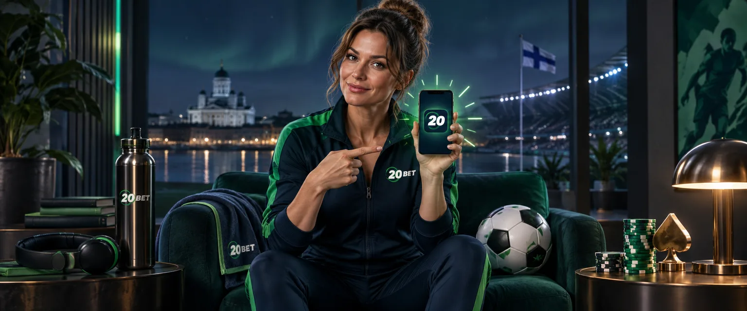 Adult woman in 20Bet sportswear — The Home-Screen Shortcut, Which Works Anywhere