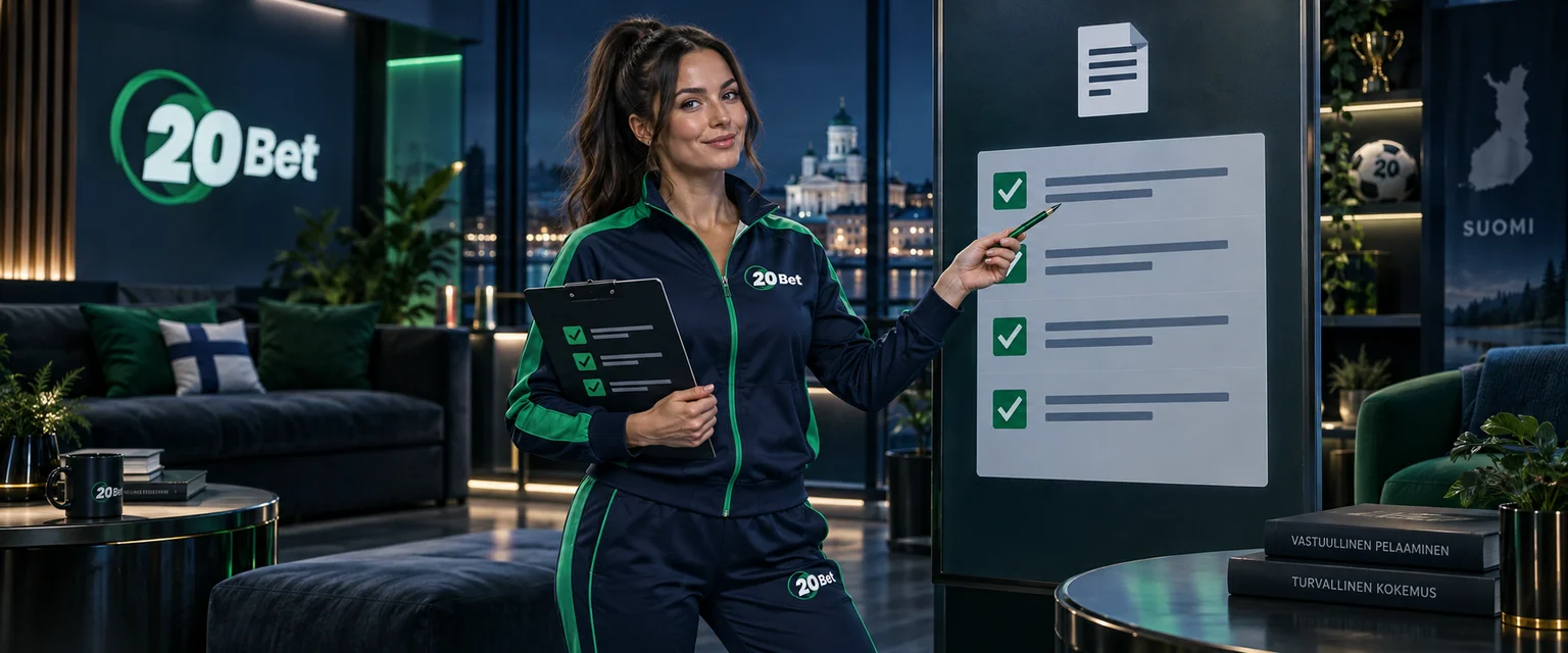 Adult woman in 20Bet sportswear — The Four Lines That Decide Everything