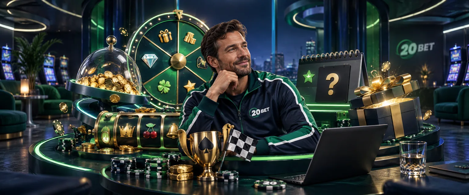 Adult man in 20Bet sportswear — The Extras That Keep Turning Over