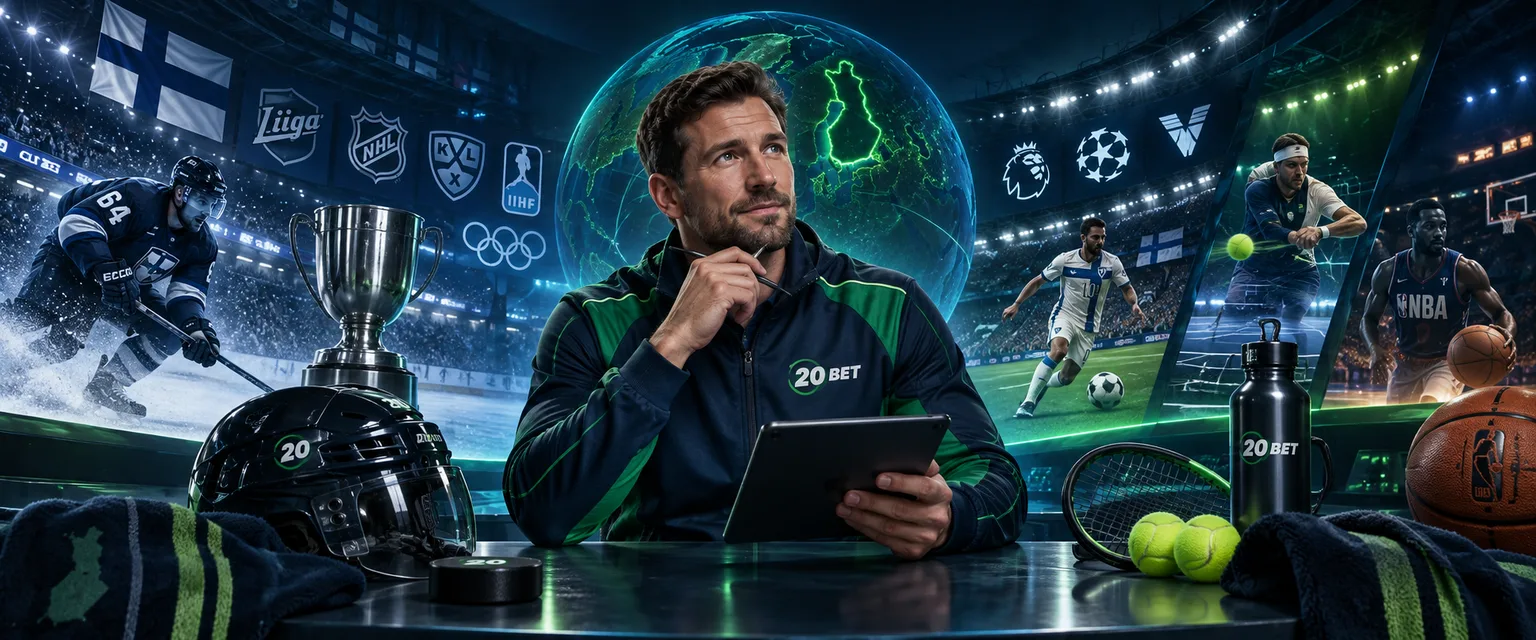 Adult man in 20Bet sportswear — What's Actually on the 20Bet Board